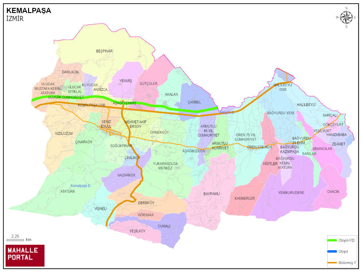KEMALPAŞA Mahalle Köy Haritası