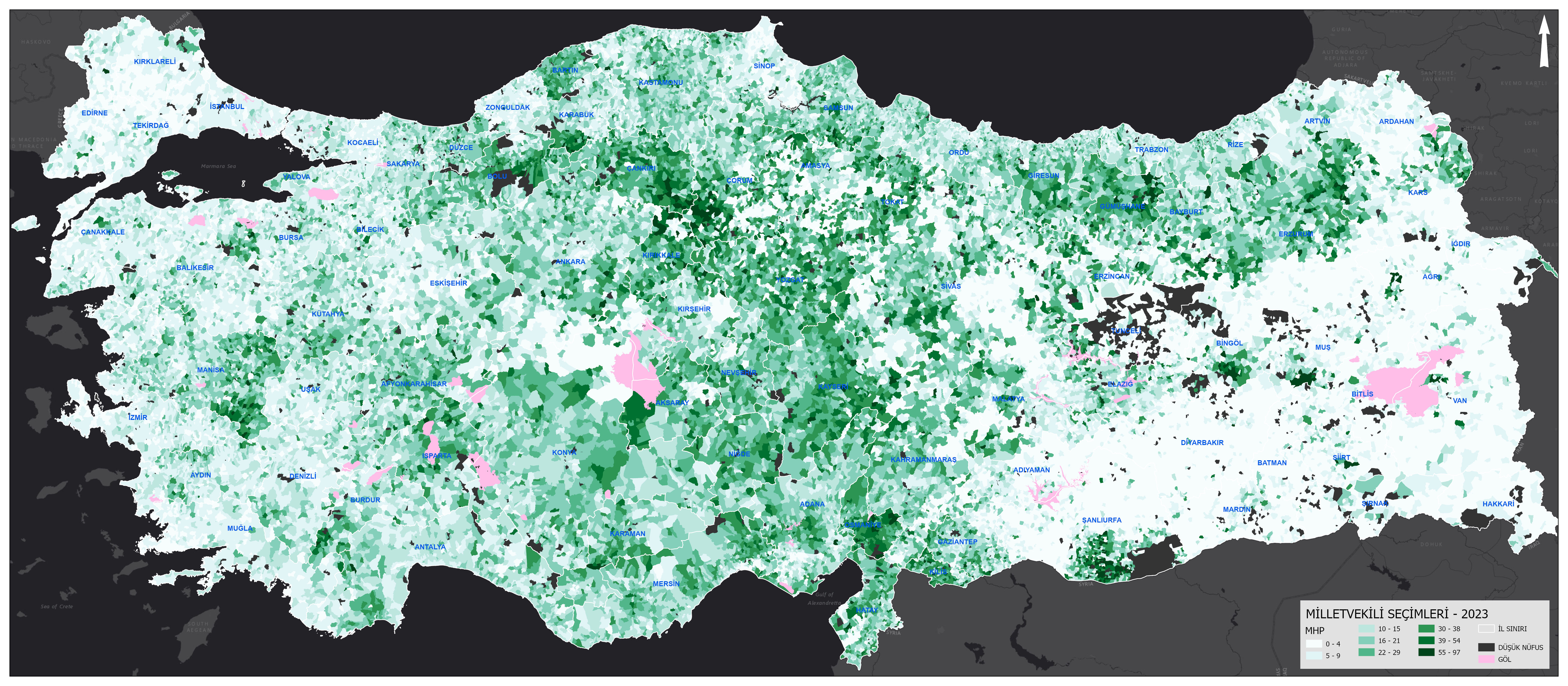 2023 Election Results MHP Percentage