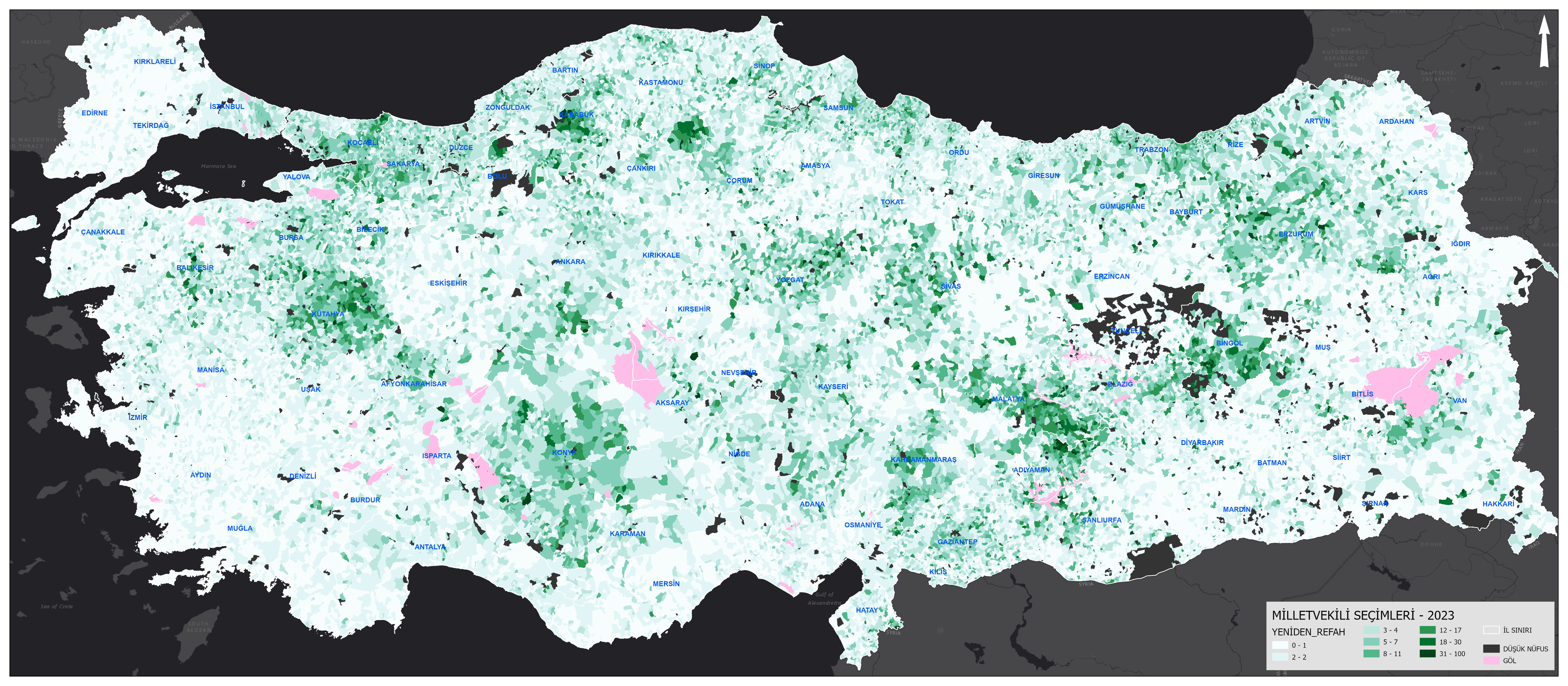 2023 Election Results Yeni Welfare Party Percentage