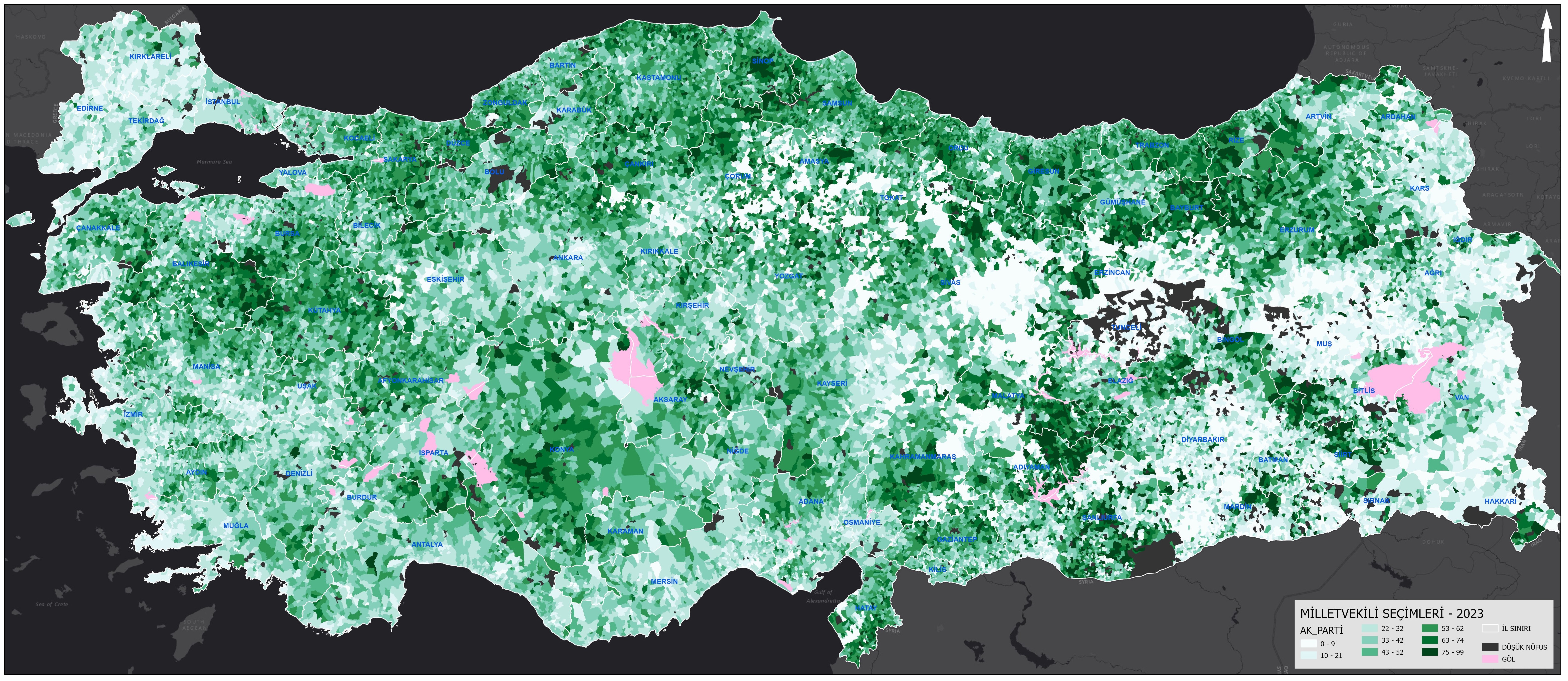 2023 Election Results CHP Percentage