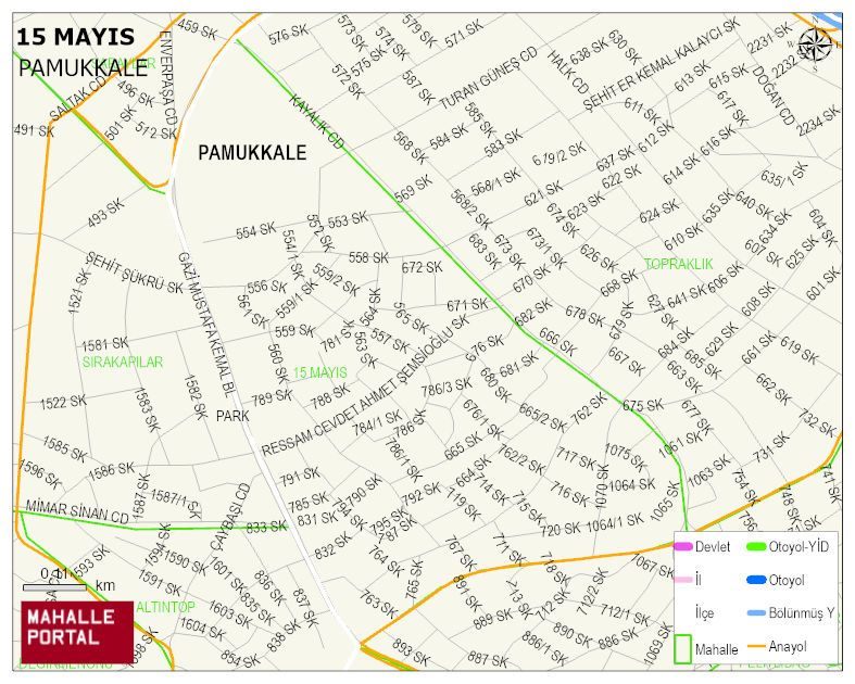 15 MAYIS Mahallesi Haritası | Detaylı Köy ve Mahalle Görünümü