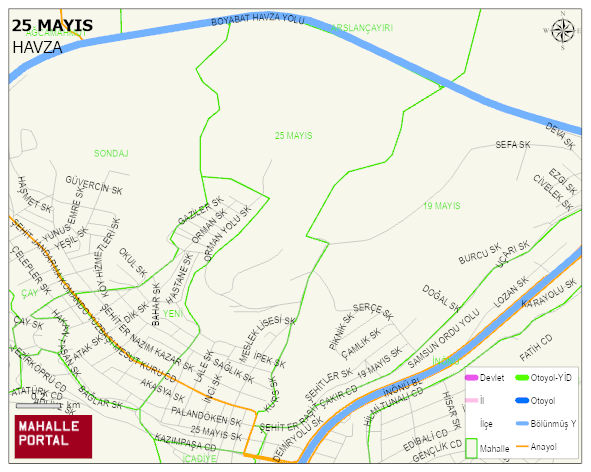 25 MAYIS Mahallesi Haritası | Uydu Görüntüsü ve Harita Detayları