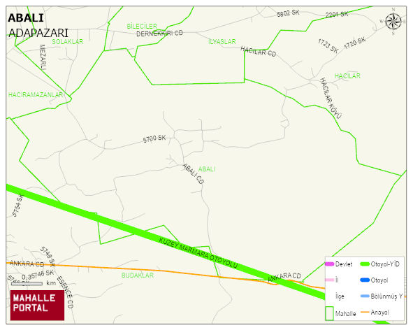 ABALI Mahallesi Haritası | Güncel Mahalle ve Köy Haritası
