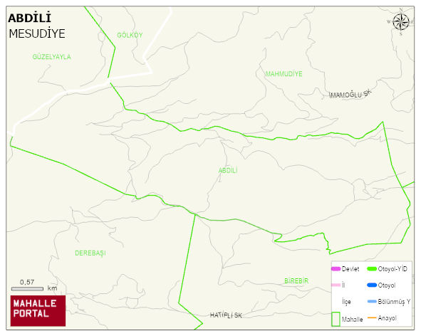 ABDİLİ Mahallesi Haritası | Güncel Mahalle ve Köy Haritası