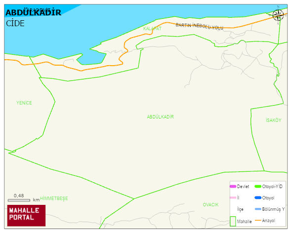 ABDÜLKADİR Köyü Haritası | Güncel Mahalle ve Köy Haritası