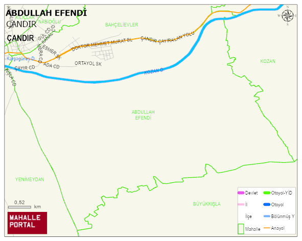 ABDULLAH EFENDİ Mahallesi Haritası | Mahalle Sokak Haritası