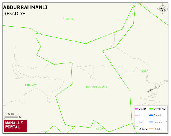 ABDURRAHMANLI Köyü Haritası | Sayısal Bölge Görünümü