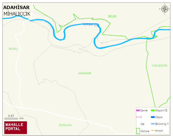 ADAHİSAR Mahallesi Haritası | İnteraktif Köy ve Mahalle Sınırları