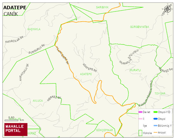 ADATEPE Mahallesi Haritası | Uydu Görüntüsü ve Harita Detayları