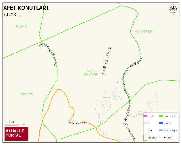 AFET KONUTLARI Mahallesi Haritası | Uydu Görüntüsü ve Harita Detayları