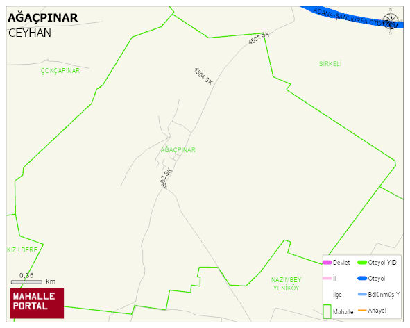 AĞAÇPINAR Mahallesi Haritası | Uydu Görüntüsü ve Harita Detayları