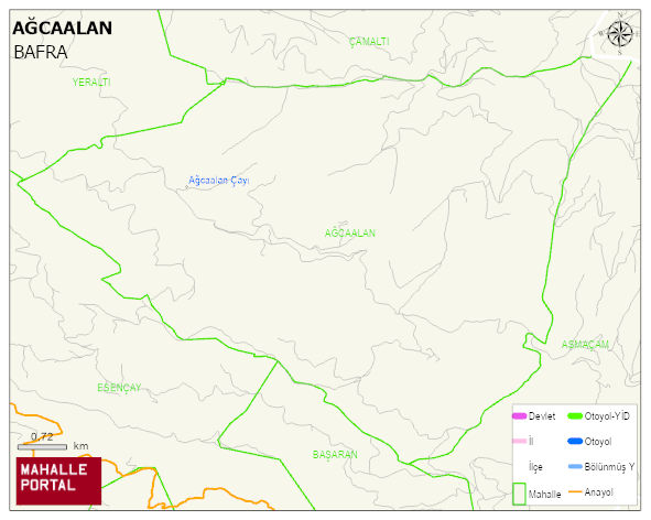 AĞCAALAN Mahallesi Haritası | Güncel Mahalle ve Köy Haritası