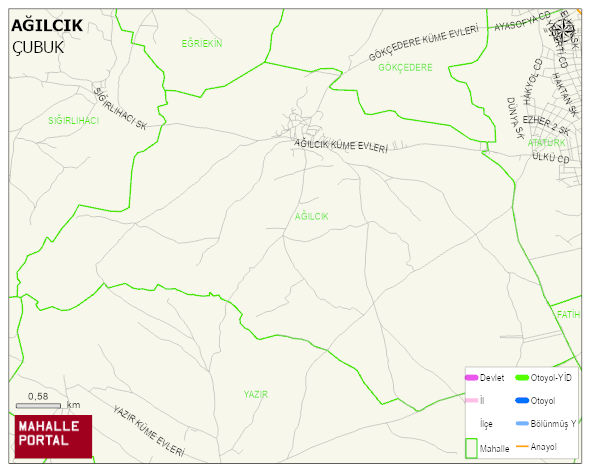AĞILCIK Mahallesi Haritası | Güncel Mahalle ve Köy Haritası