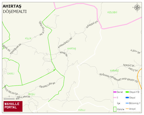 AHIRTAŞ Mahallesi Haritası | Uydu Görüntüsü ve Harita Detayları