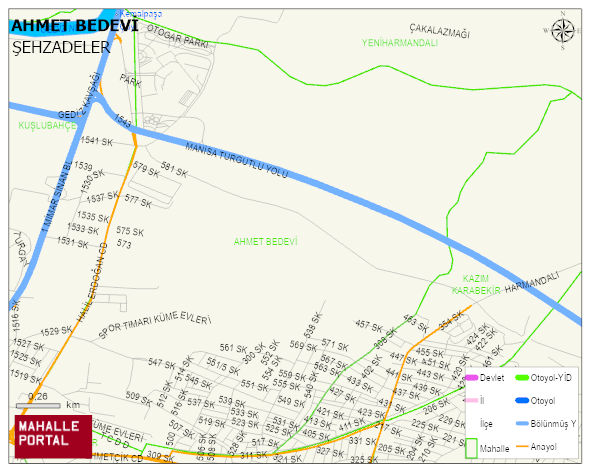 AHMET BEDEVİ Mahallesi Haritası | Detaylı Köy ve Mahalle Görünümü