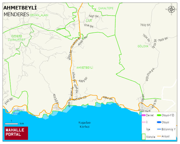 AHMETBEYLİ Mahallesi Haritası | Güncel Mahalle ve Köy Haritası