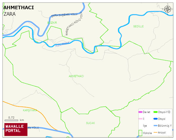 AHMETHACI Köyü Haritası | Uydu Görüntüsü ve Harita Detayları