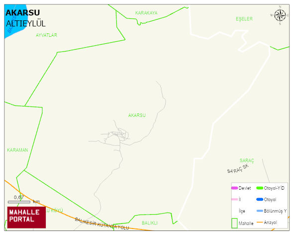 AKARSU Mahallesi Haritası | İnteraktif Köy ve Mahalle Sınırları