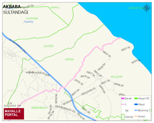 AKBABA Köyü Haritası | İnteraktif Köy ve Mahalle Sınırları