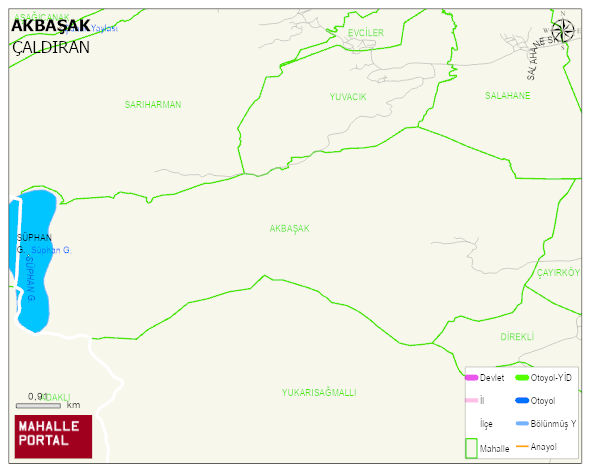 AKBAŞAK Mahallesi Haritası | Güncel Mahalle ve Köy Haritası