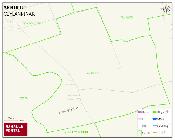 AKBULUT Mahallesi Haritası | İnteraktif Köy ve Mahalle Sınırları