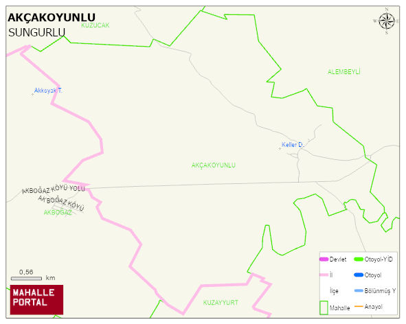 AKÇAKOYUNLU Köyü Haritası | Uydu Görüntüsü ve Harita Detayları