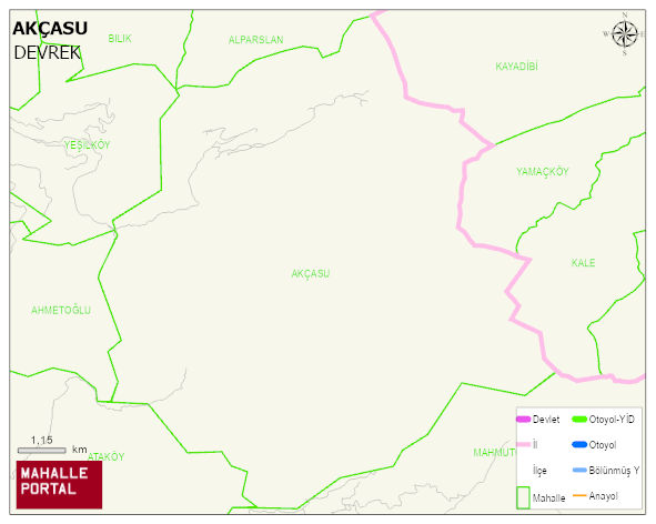 AKÇASU Köyü Haritası | Güncel Mahalle ve Köy Haritası