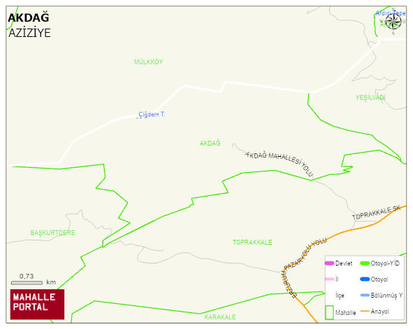 AKDAĞ Mahallesi Haritası | Mahalle Sokak Haritası