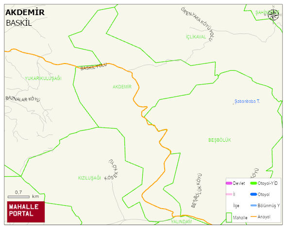 AKDEMİR Köyü Haritası | Coğrafi Yapı ve Detaylı Haritası