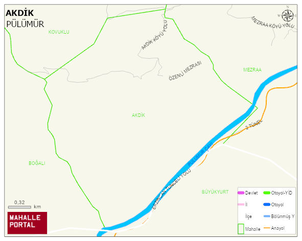 AKDİK Köyü Haritası | Güncel Mahalle ve Köy Haritası