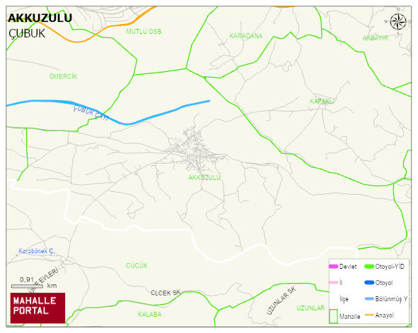 AKKUZULU Mahallesi Haritası | Uydu Görüntüsü ve Harita Detayları