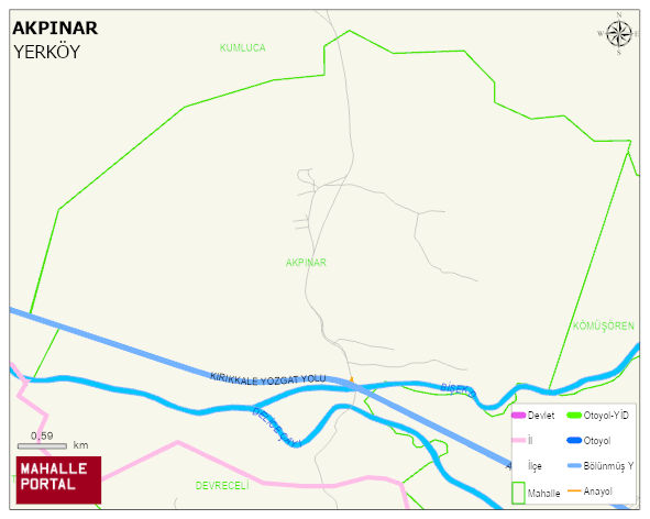 AKPINAR Köyü Haritası | Uydu Görüntüsü ve Harita Detayları