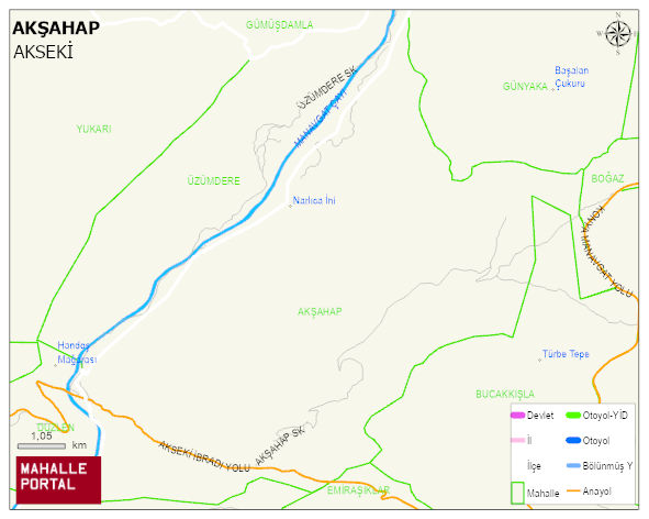 AKŞAHAP Mahallesi Haritası | İnteraktif Köy ve Mahalle Sınırları