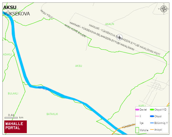 AKSU Köyü Haritası | Sayısal Bölge Görünümü