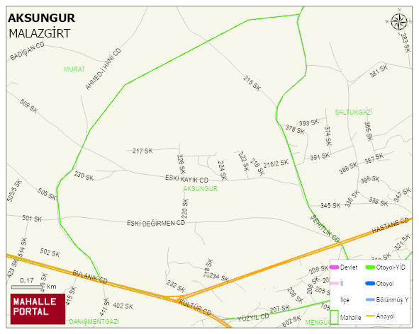 AKSUNGUR Mahallesi Haritası | Güncel Mahalle ve Köy Haritası