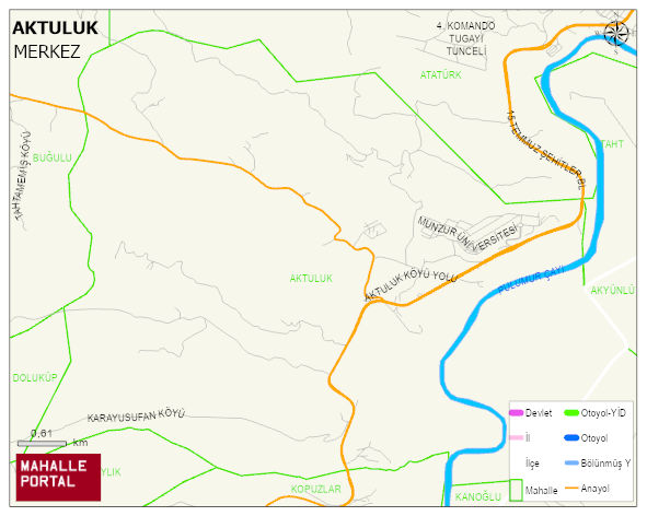 AKTULUK Mahallesi Haritası | Mahalle Sokak Haritası