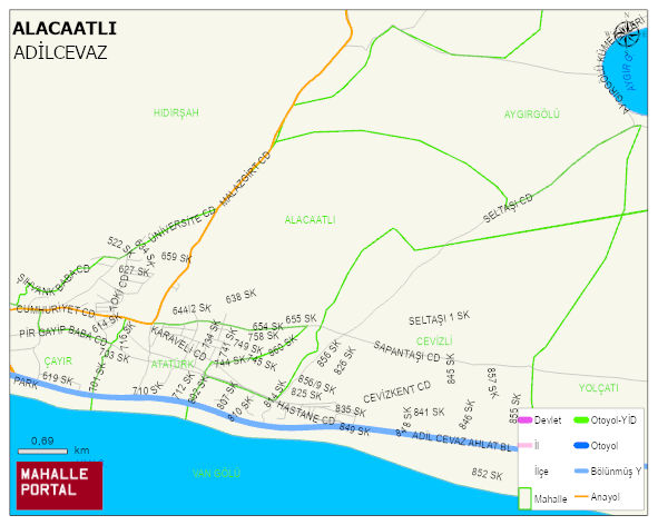 ALACAATLI Mahallesi Haritası | Uydu Görüntüsü ve Harita Detayları