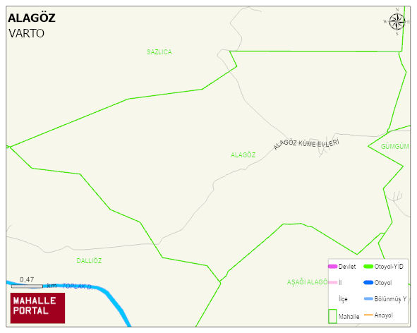 ALAGÖZ Mahallesi Haritası | Mahalle Sokak Haritası