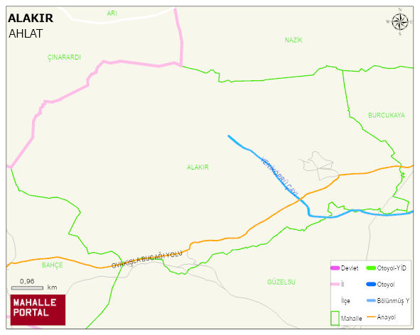 ALAKIR Köyü Haritası | Uydu Görüntüsü ve Harita Detayları