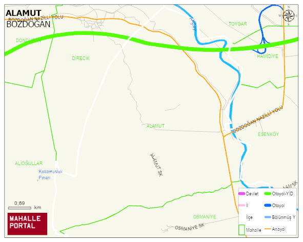 ALAMUT Mahallesi Haritası | İnteraktif Köy ve Mahalle Sınırları