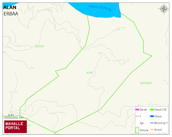 ALAN Köyü Haritası | Mahalle Sokak Haritası
