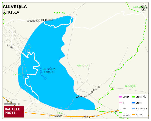 ALEVKIŞLA Mahallesi Haritası | Detaylı Köy ve Mahalle Görünümü