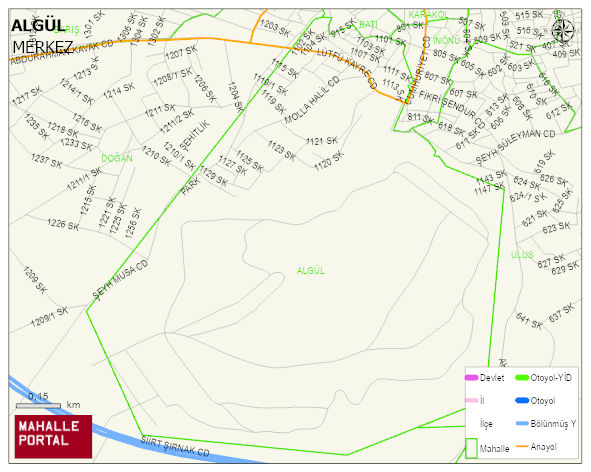 ALGÜL Mahallesi Haritası | Uydu Görüntüsü ve Harita Detayları