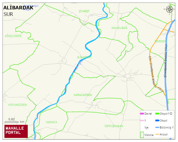 ALİBARDAK Mahallesi Haritası | Mahalle Sokak Haritası