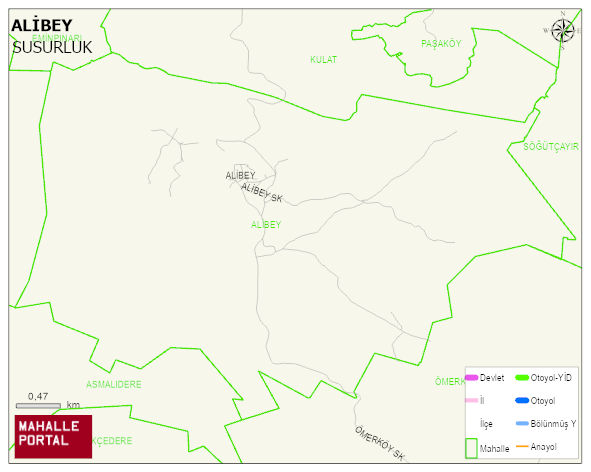 ALİBEY Mahallesi Haritası | Güncel Mahalle ve Köy Haritası
