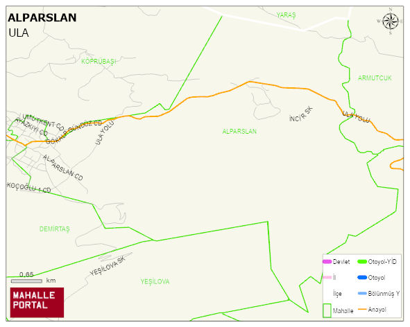 ALPARSLAN Mahallesi Haritası | İnteraktif Köy ve Mahalle Sınırları