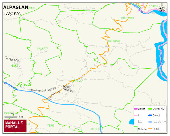 ALPASLAN Köyü Haritası | Mahalle Sokak Haritası