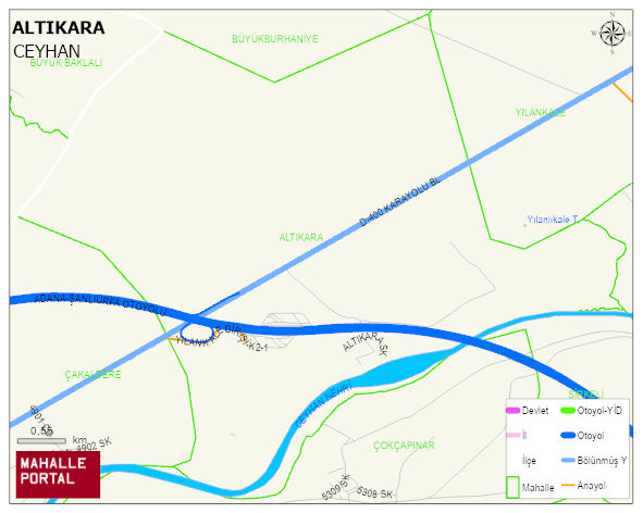 ALTIKARA Mahallesi Haritası | Sayısal Bölge Görünümü