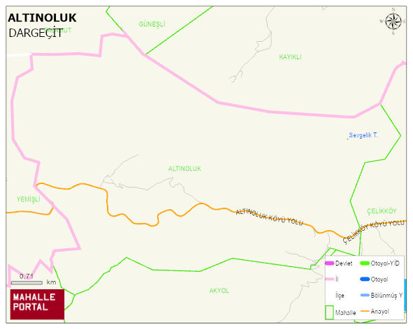 ALTINOLUK Mahallesi Haritası | Mahalle Sokak Haritası