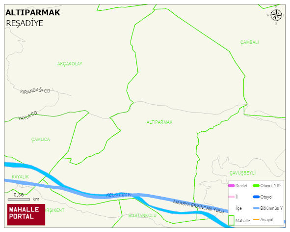 ALTIPARMAK Mahallesi Haritası | Güncel Mahalle ve Köy Haritası